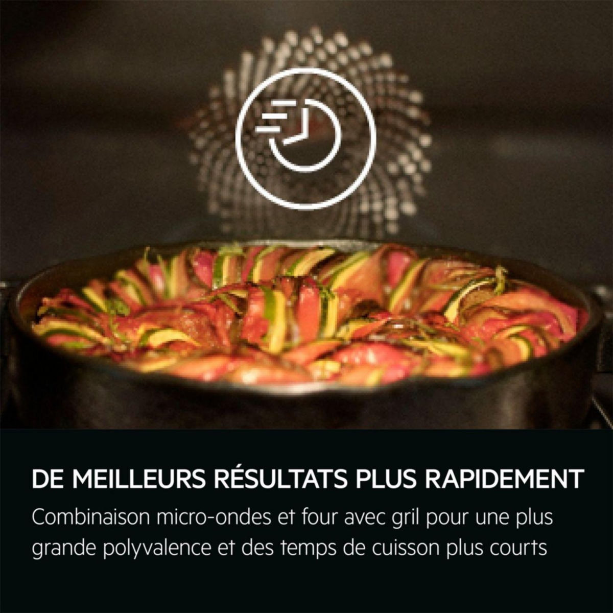 AEG Micro ondes combiné encastrable TK8NK721T