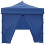Voir la diapositive 5 : VIDAXL Tente de reception pliable avec 8 parois 3x9 m Bleu