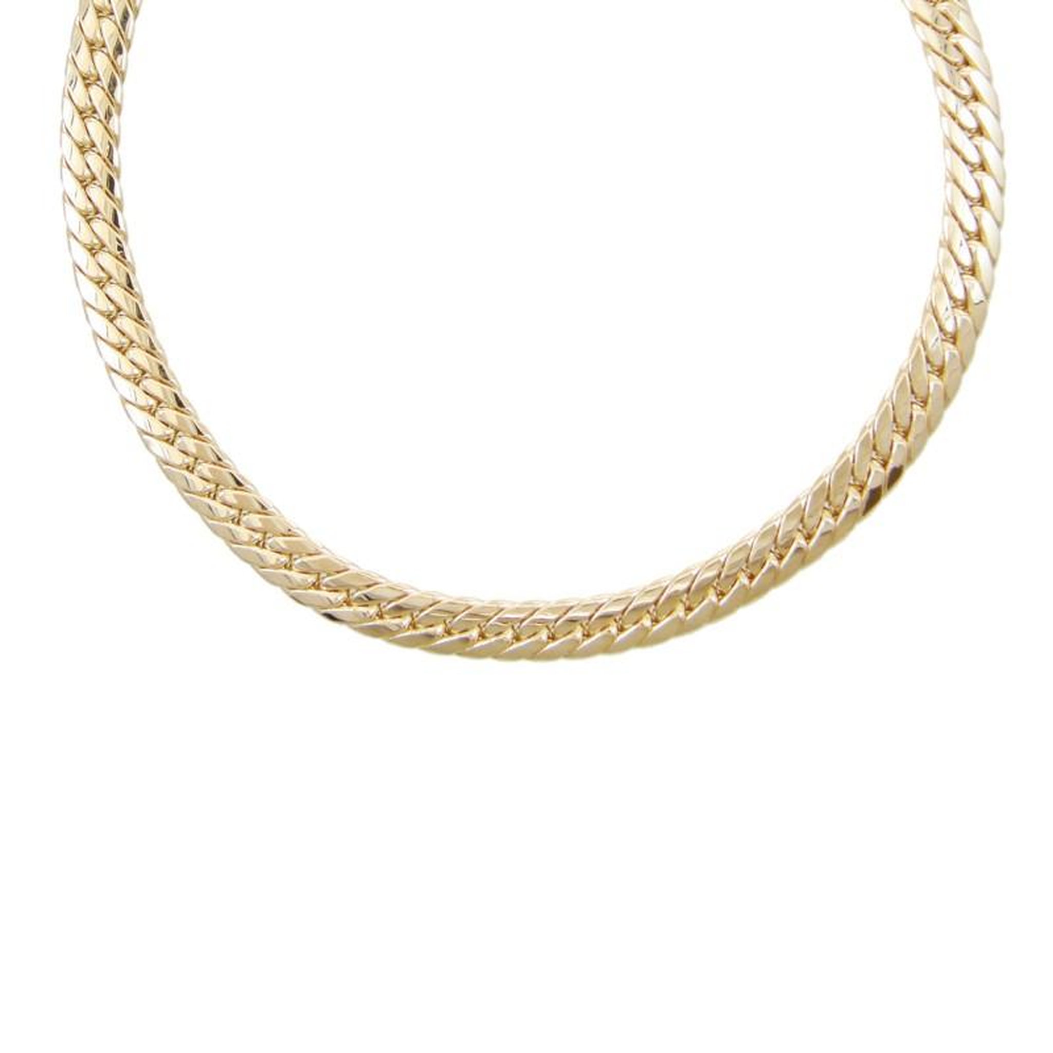 Voir la diapositive 1 : L'ATELIER D'AZUR Collier Femme Maille Anglaise - Or Jaune