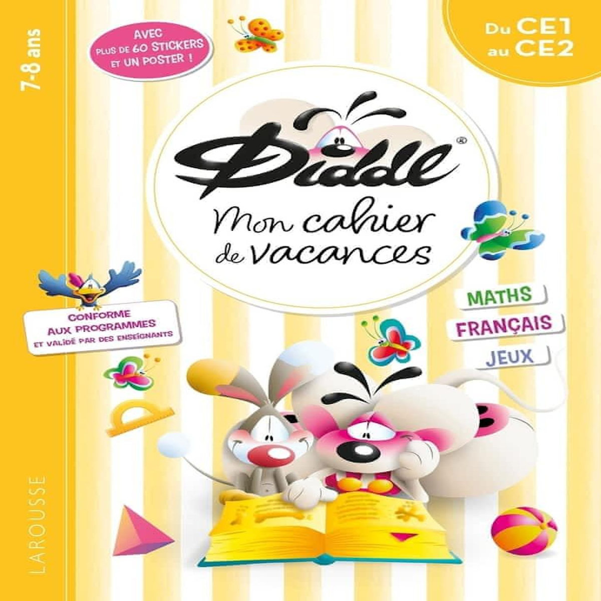 MON CAHIER DE VACANCES DIDDL. DU CE1 AU CE2, AVEC PLUS DE 60 STICKERS ET UN POSTER !, Meyer Aurore