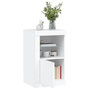 Voir la diapositive 5 : VIDAXL Armoire laterale avec eclairage LED blanc bois d'ingenierie