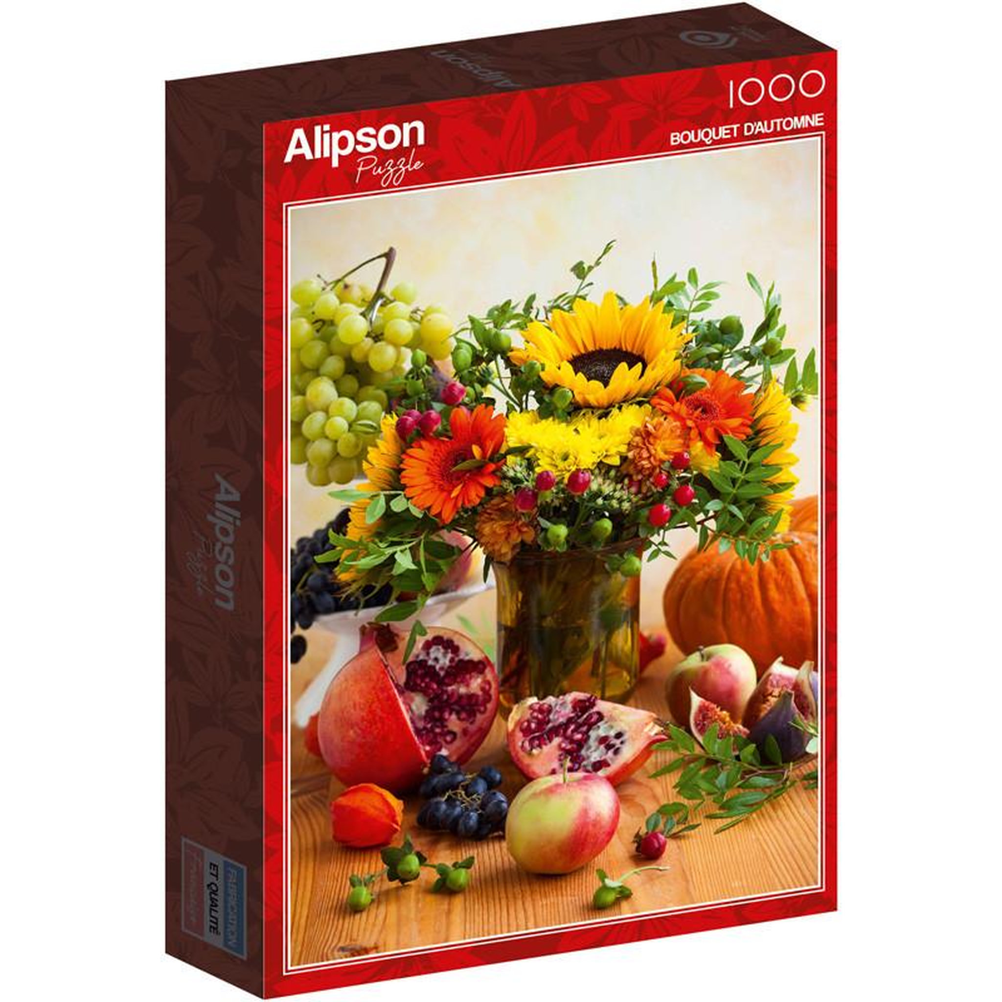ALIZE Puzzle 1000 pièces Bouquet automnal – Nature et fleurs – Adulte – Alizé