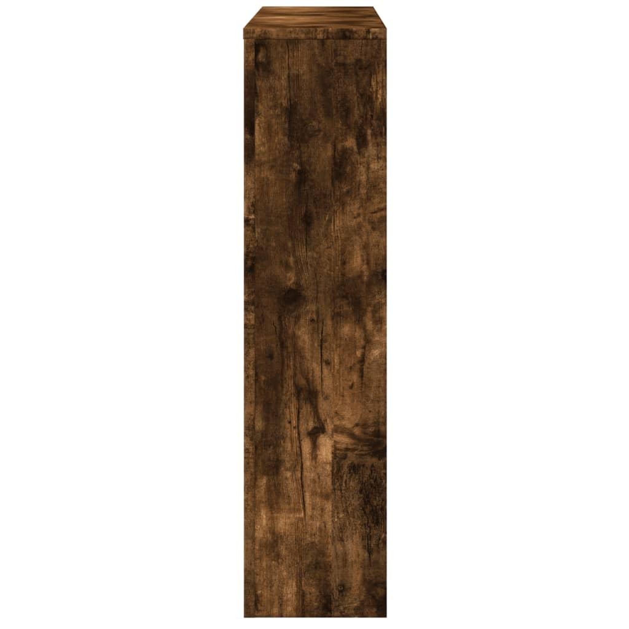 Voir la diapositive 4 : VIDAXL Cache-radiateur chene fume 175x20x82 cm bois d'ingenierie