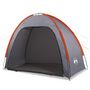 Voir la diapositive 4 : VIDAXL Tente de rangement gris et orange imperméable