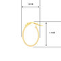 Voir la diapositive 3 : L'ATELIER D'AZUR Boucles d'Oreilles Créoles - Or Jaune - Femme