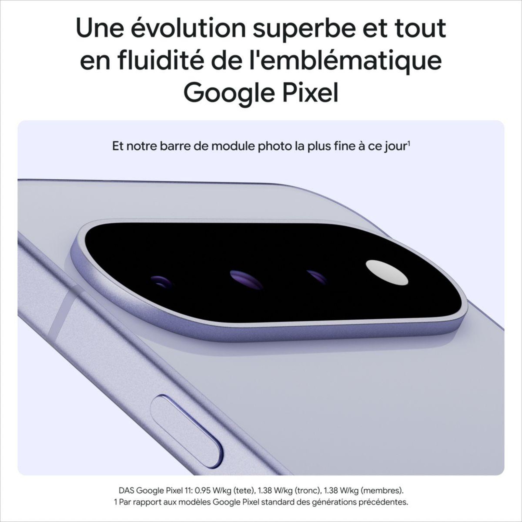 Voir la diapositive 4 : GOOGLE Smartphone Pixel 11 5G 256Go Pistache