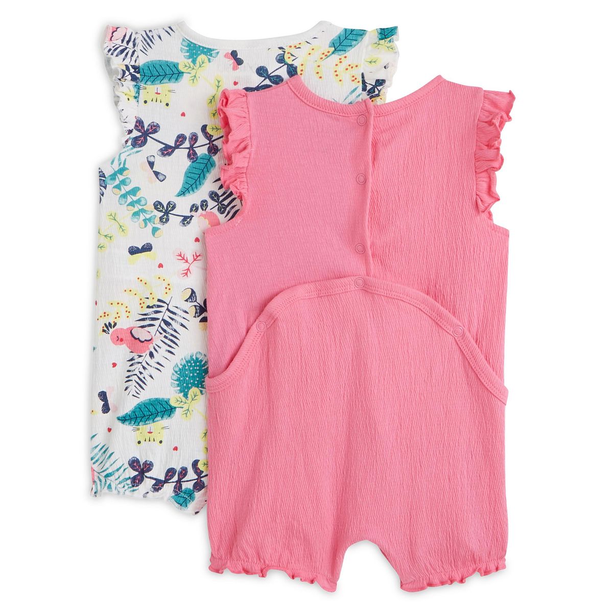 IN EXTENSO Lot de 2 combishorts bébé fille