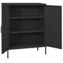 Voir la diapositive 2 : VIDAXL Armoire de rangement Anthracite 80x35x101,5 cm Acier