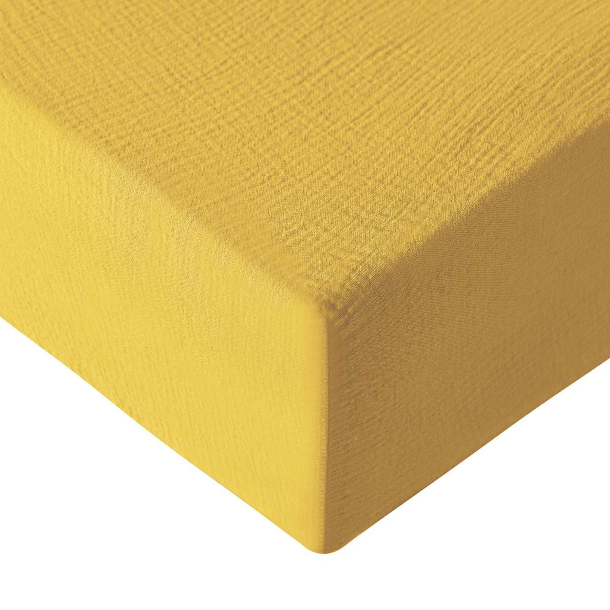 Voir la diapositive 2 : Sensei Maison Drap housse en gaze de coton bonnet 30 cm LOFT