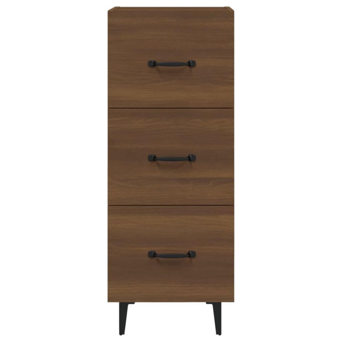 VIDAXL Buffet Chene marron 34,5x34x90 cm Bois d'ingenierie