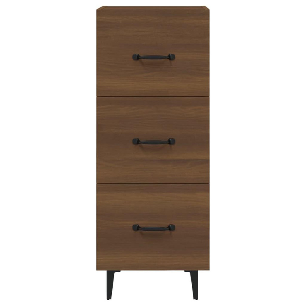 VIDAXL Buffet Chene marron 34,5x34x90 cm Bois d'ingenierie