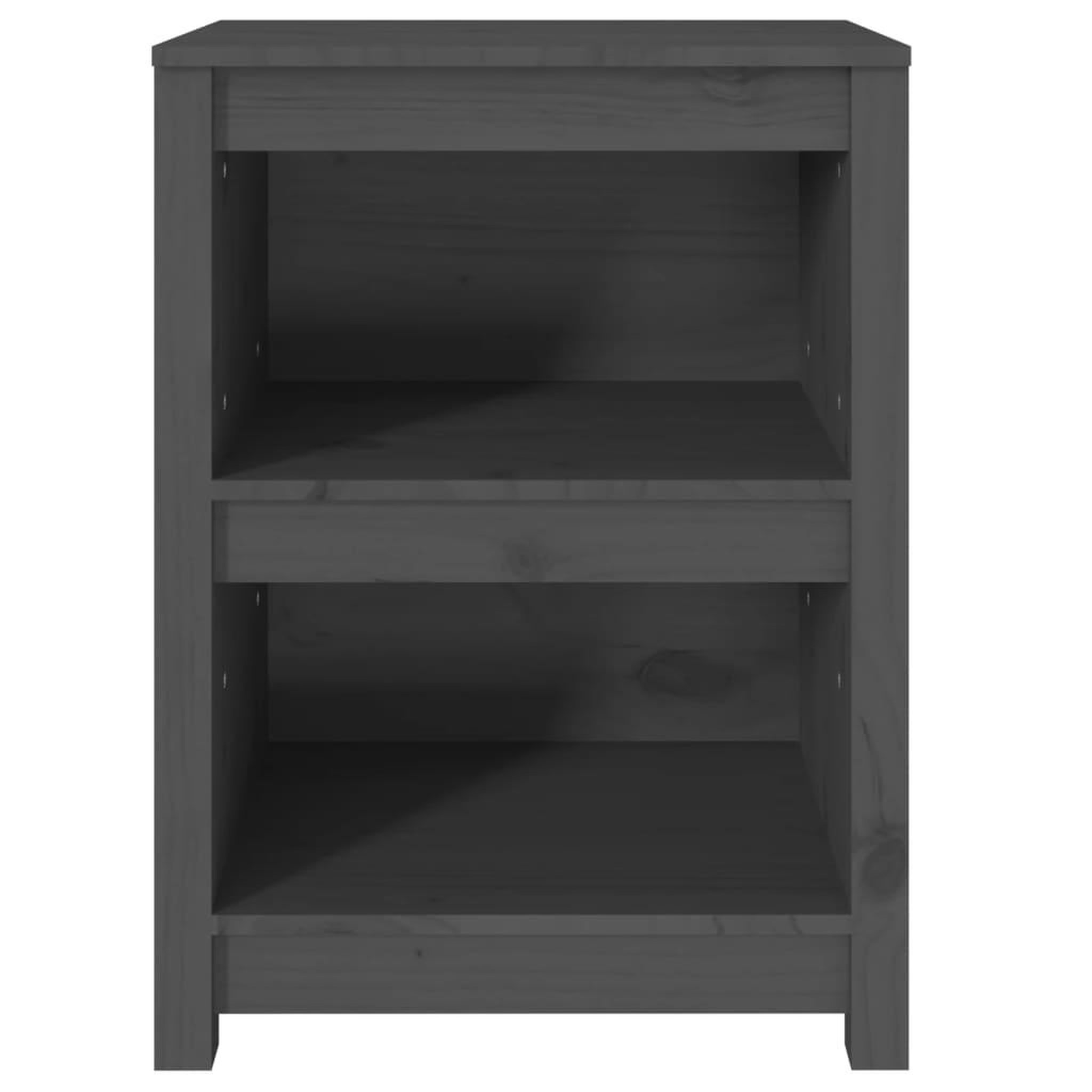 Voir la diapositive 5 : VIDAXL Bibliotheque Gris 50x35x68 cm Bois de pin massif