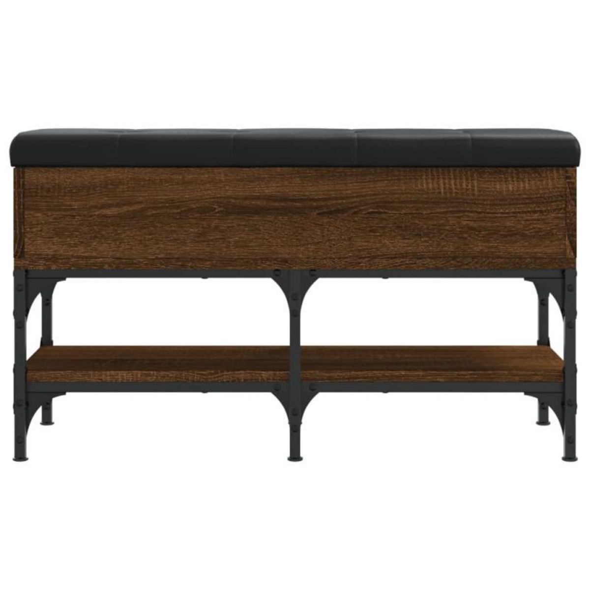 VIDAXL Banc à chaussures chêne marron 82x32x45 cm bois d ingénierie