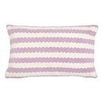 ATMOSPHERA Coussin Déco Rayé  Poolside  38x58cm Lilas