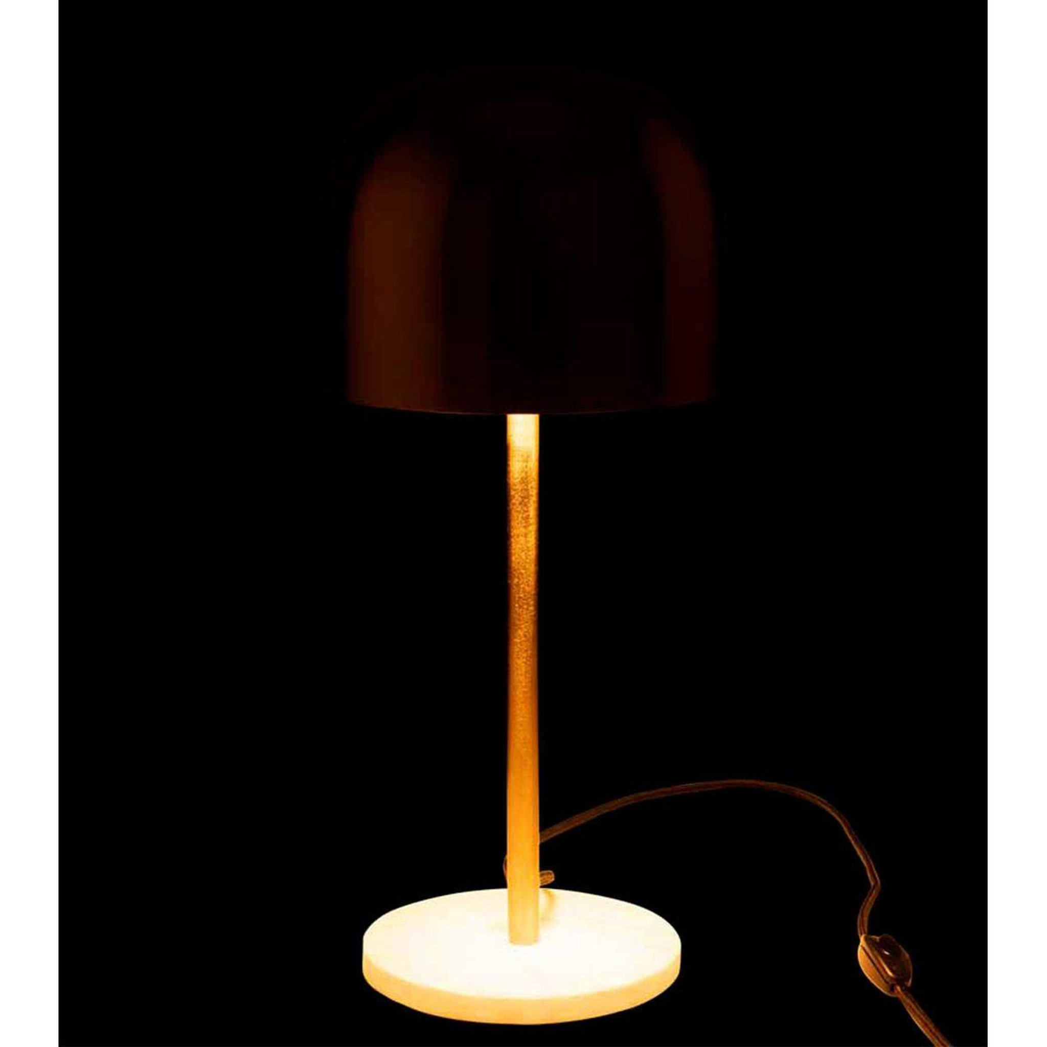 Voir la diapositive 3 : J-LINE Lampe à poser design  queen  49cm or