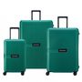 Voir la diapositive 1 : Delsey Lot 3 valises rigides Securitech Stone dont 1 cabine Polypropylène TSA