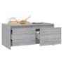 Voir la diapositive 4 : VIDAXL Table basse sonoma gris 90x50x41,5 cm bois d ingénierie