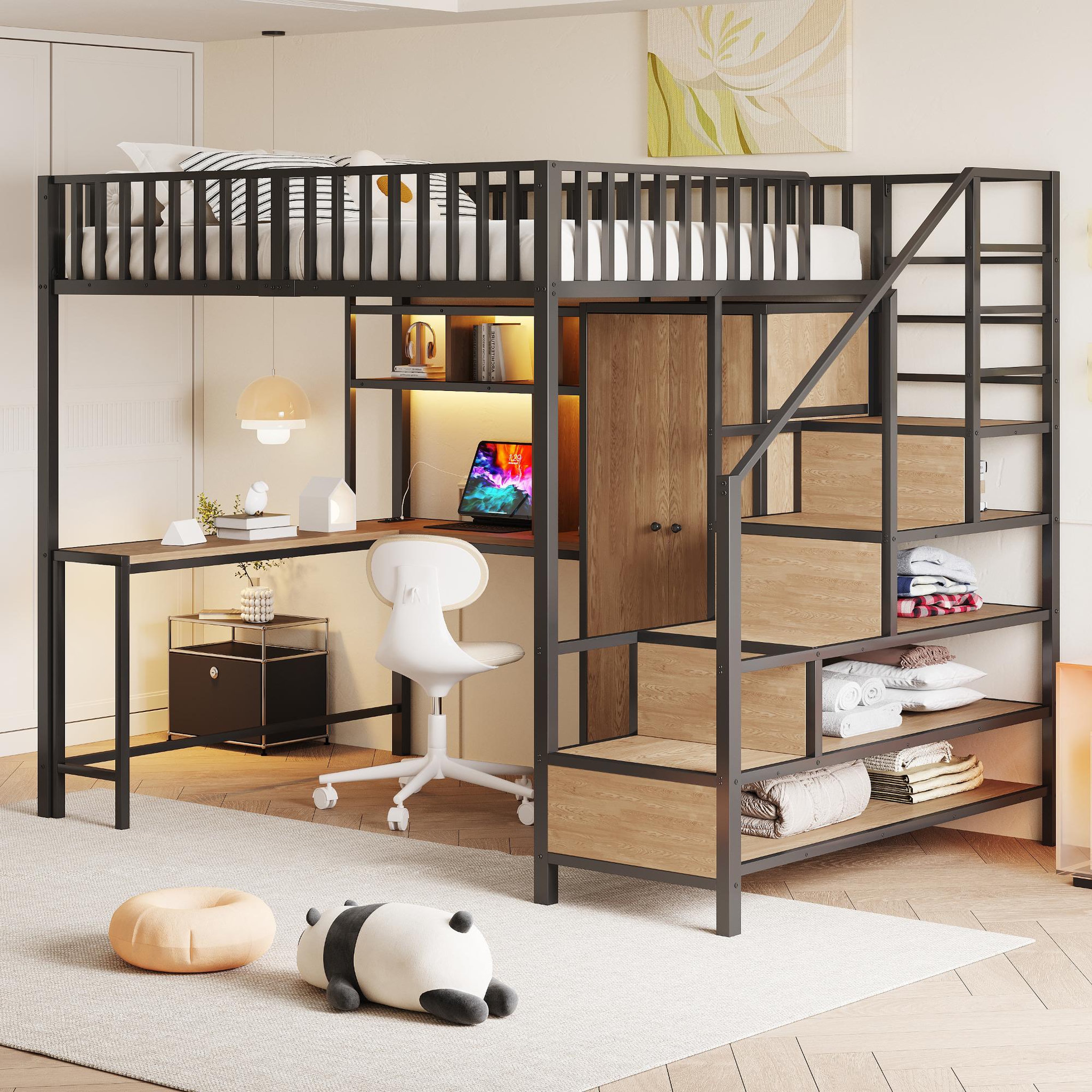 Voir la diapositive 4 : MERAX Lit mezzanine