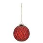 Voir la diapositive 2 : ATMOSPHERA Lot de 3 Boules de Noël Déco  Soir  8cm Rouge