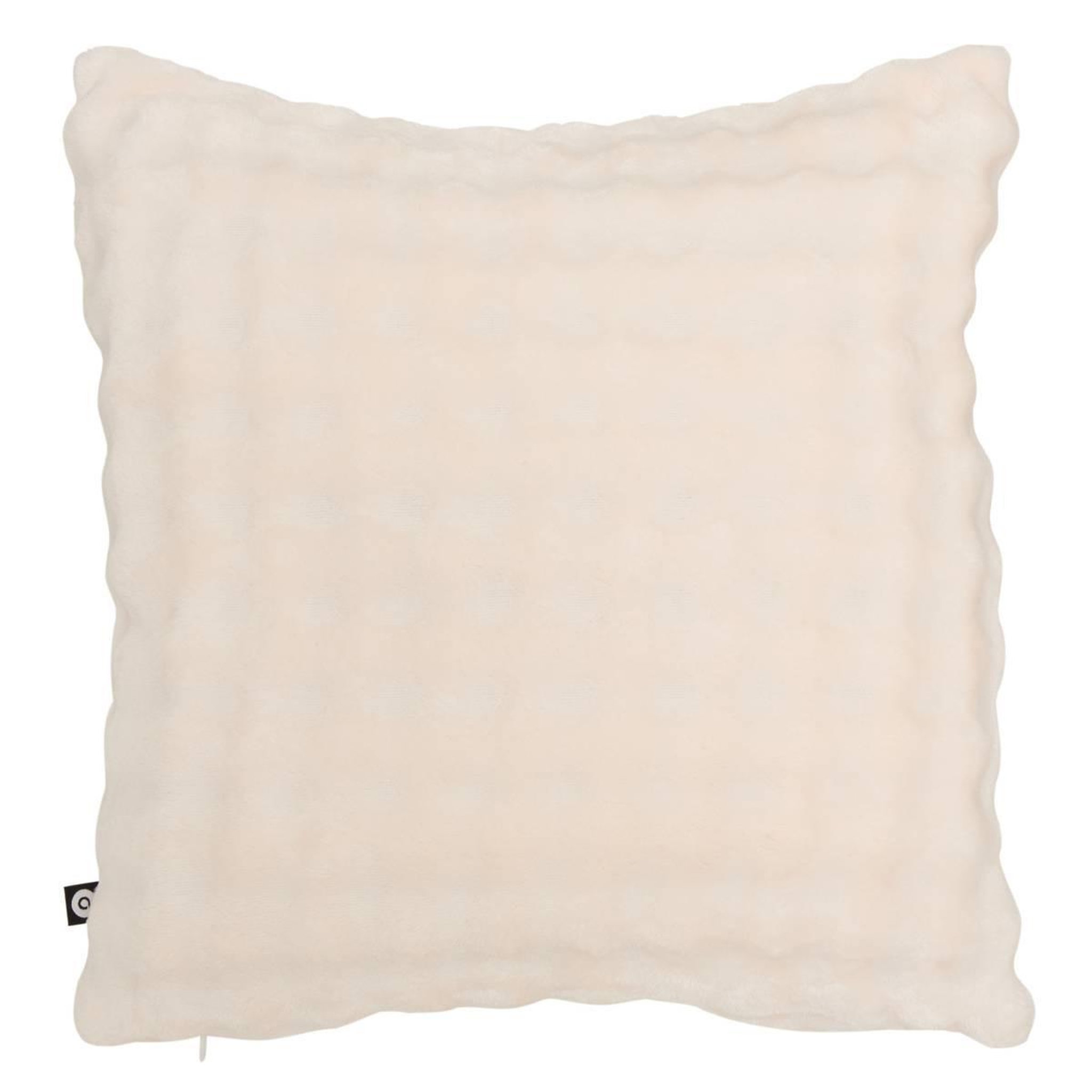 ATMOSPHERA Coussin Déco Imitation Fourrure  Zephy  40x40cm Ivoire