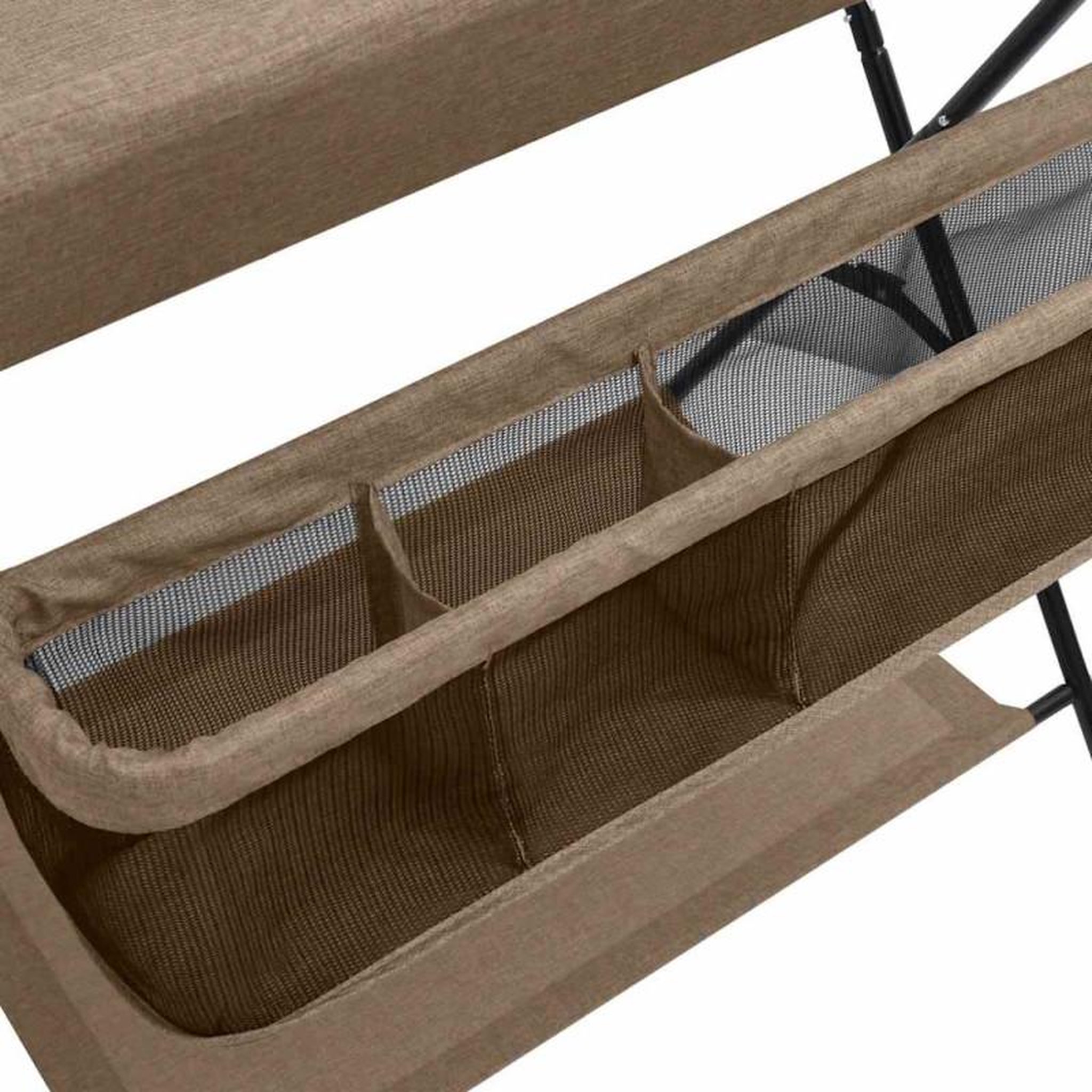 Voir la diapositive 6 : VIDAXL Table à langer Taupe Fer