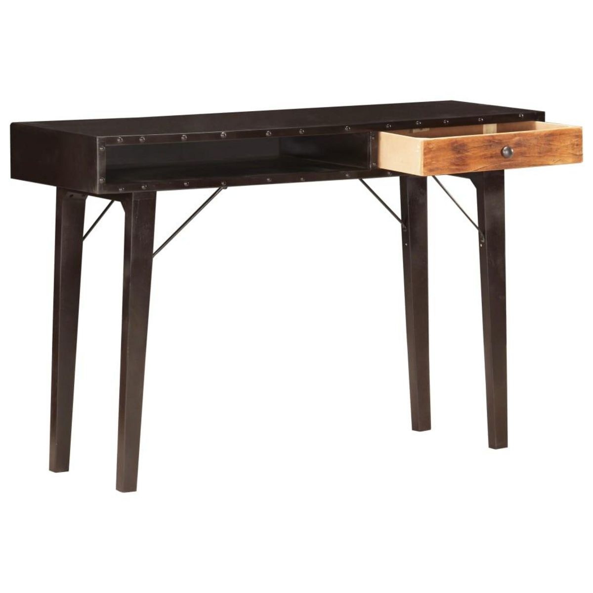 VIDAXL Table console 118x35x76 cm Bois de recuperation massif