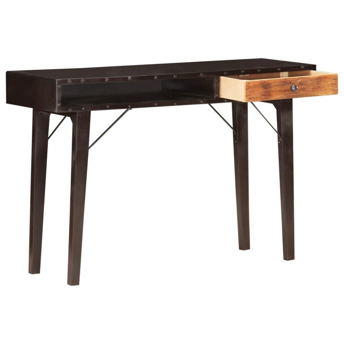 VIDAXL Table console 118x35x76 cm Bois de recuperation massif