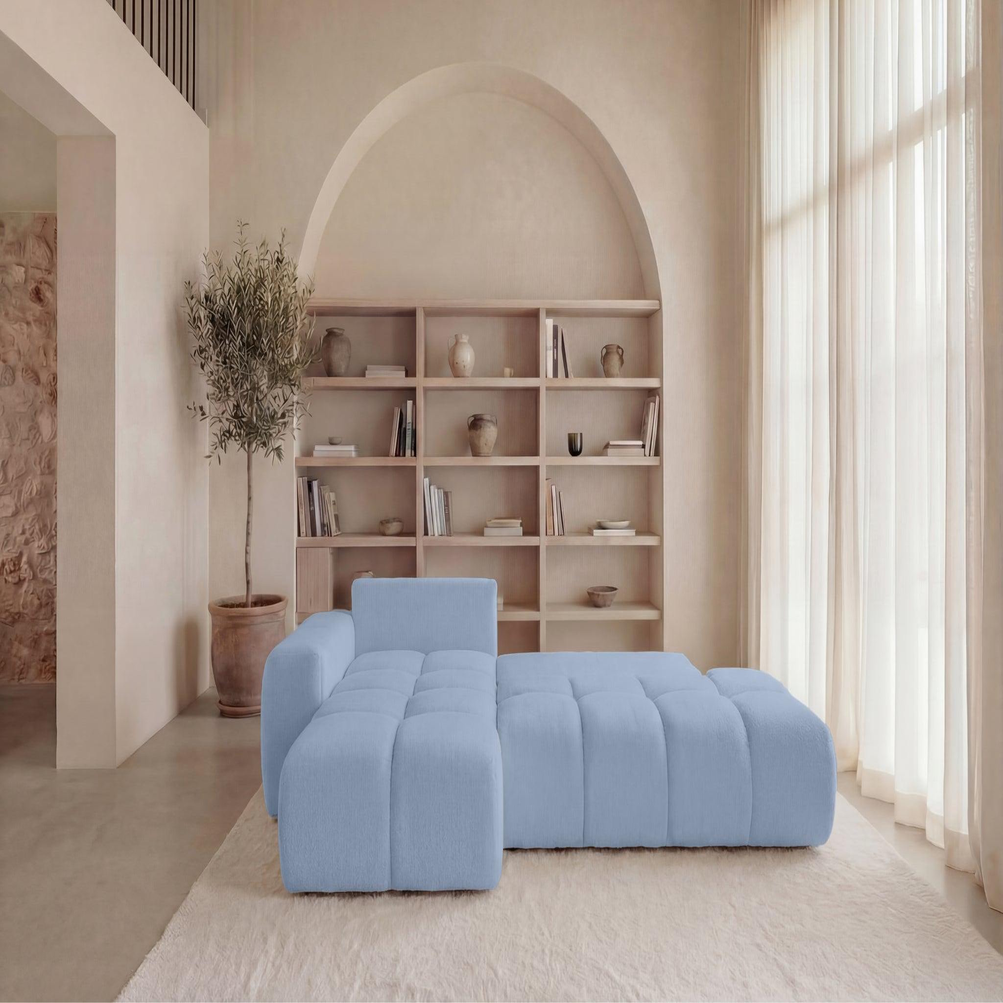 Voir la diapositive 6 : CASANOVA PARIS Constance - canapé d'angle tissu chenille