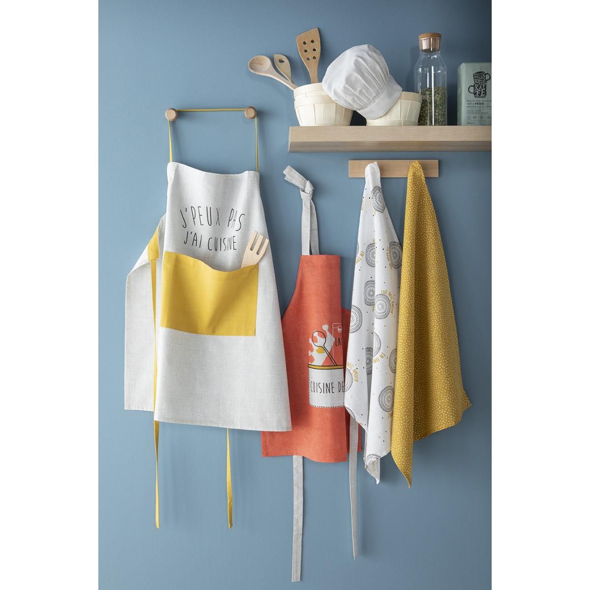 FUTURE HOME Tablier de cuisine  J'peux pas j'ai cuisine  EN FAMILLE