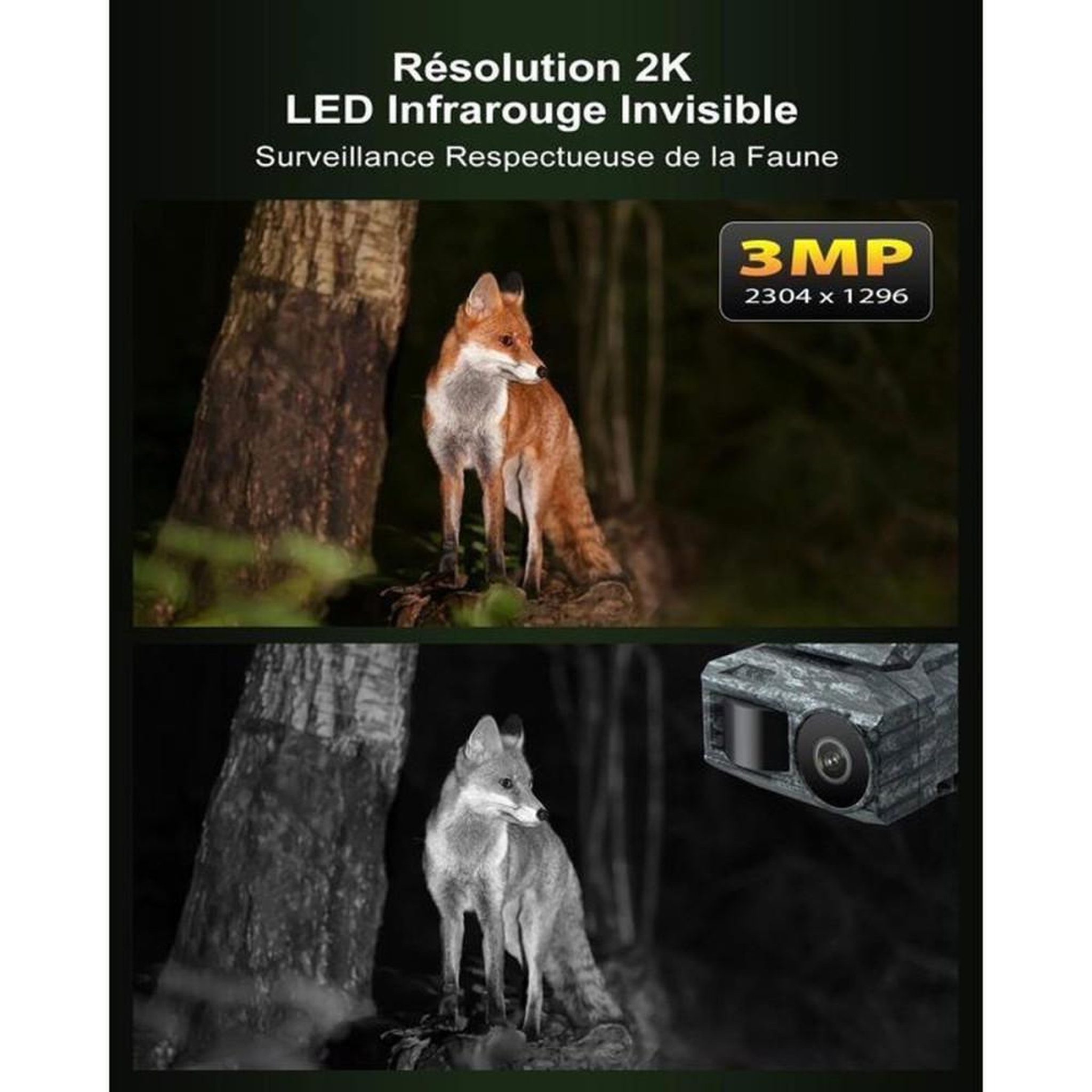Voir la diapositive 5 : Caméra de surveillance extérieure sans fil solaire 4G 5MP avec zoom optique x30, vision nocturne 150 m, détection humaine, audio bidirectionnel, IP66