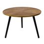 Voir la diapositive 2 : Paris Prix Lot de 2 Tables Gigognes  Felix  40cm Naturel & Noir