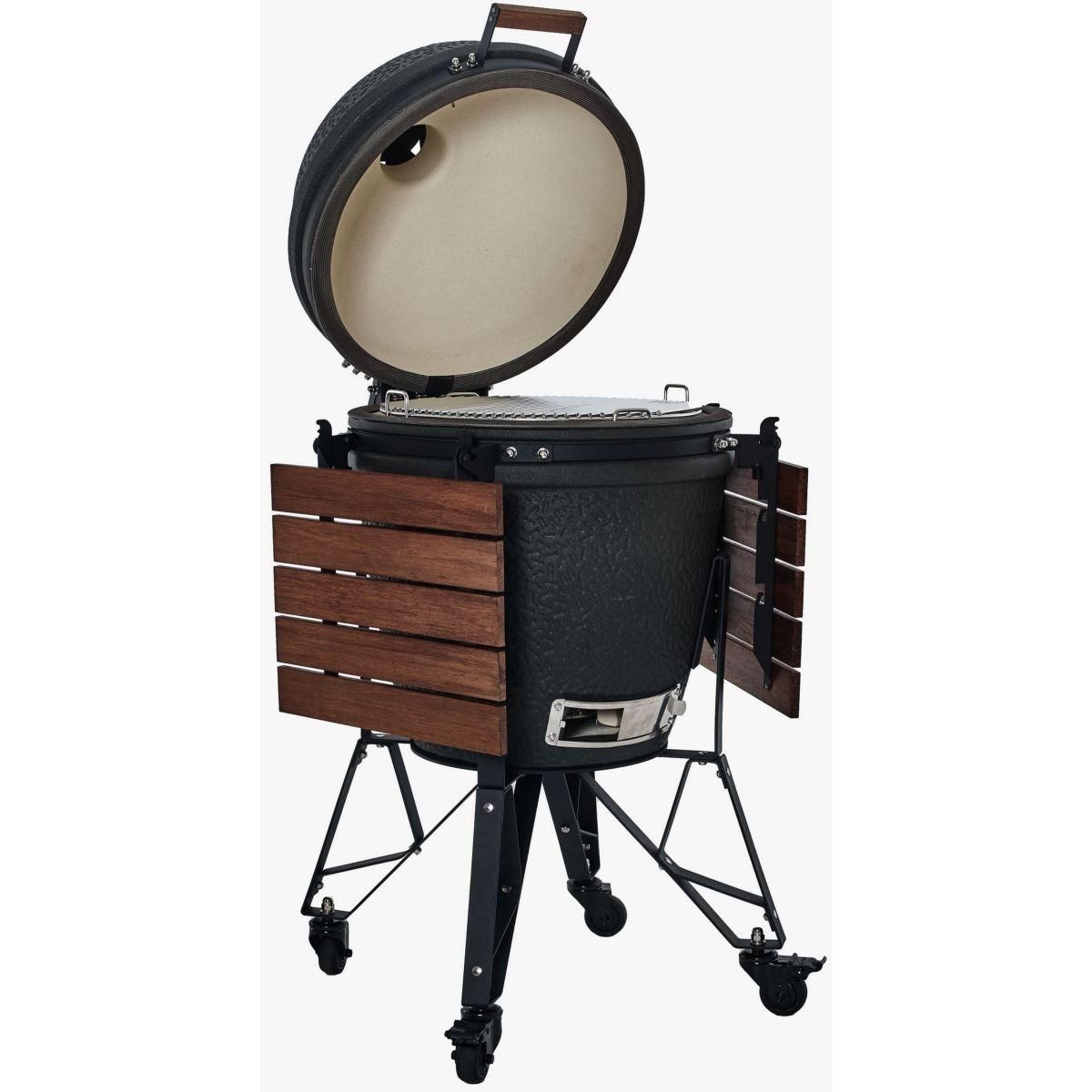 BASTARD Barbecue charbon BU201 Urban Large Complete noir sur chariot 57 cm