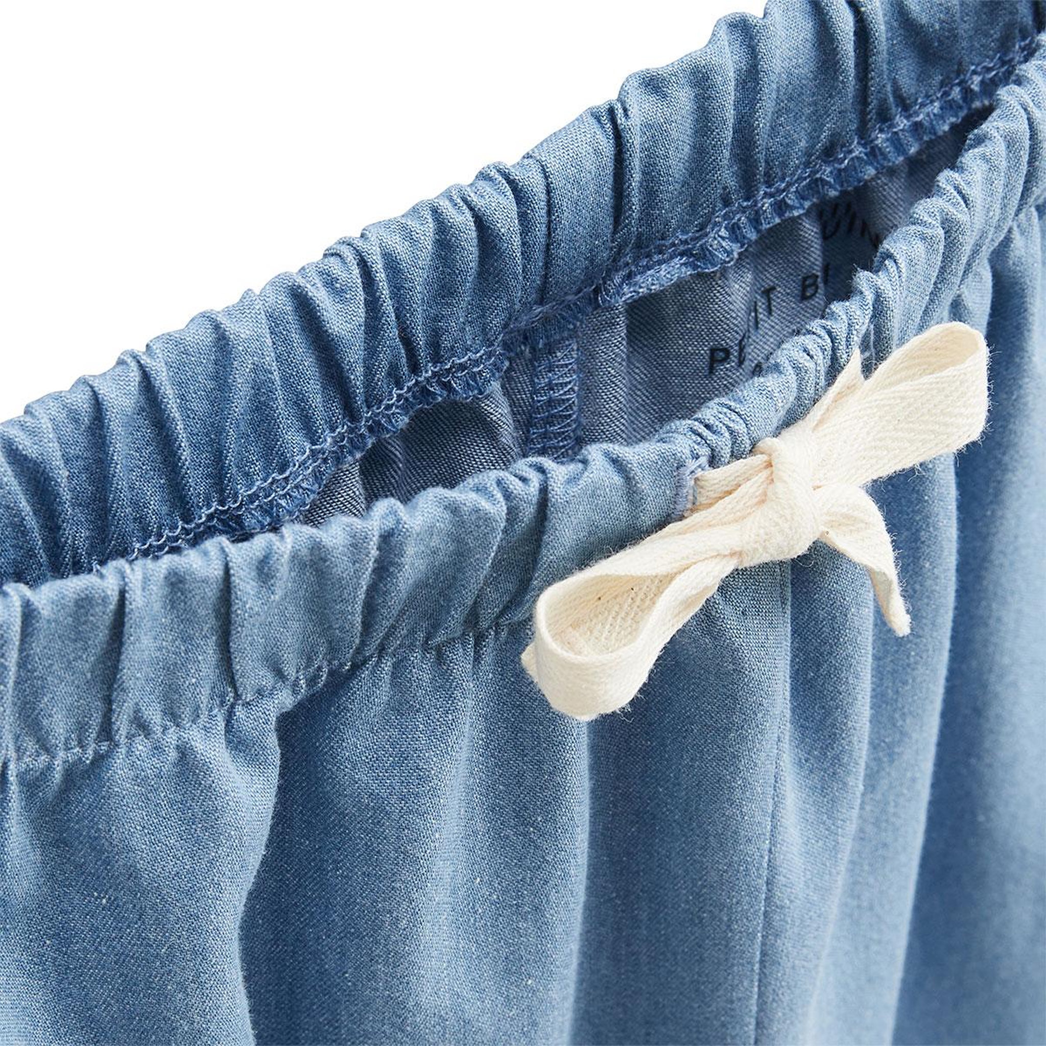 Voir la diapositive 3 : Petit Béguin Pantalon enfant en chambray ciao milano