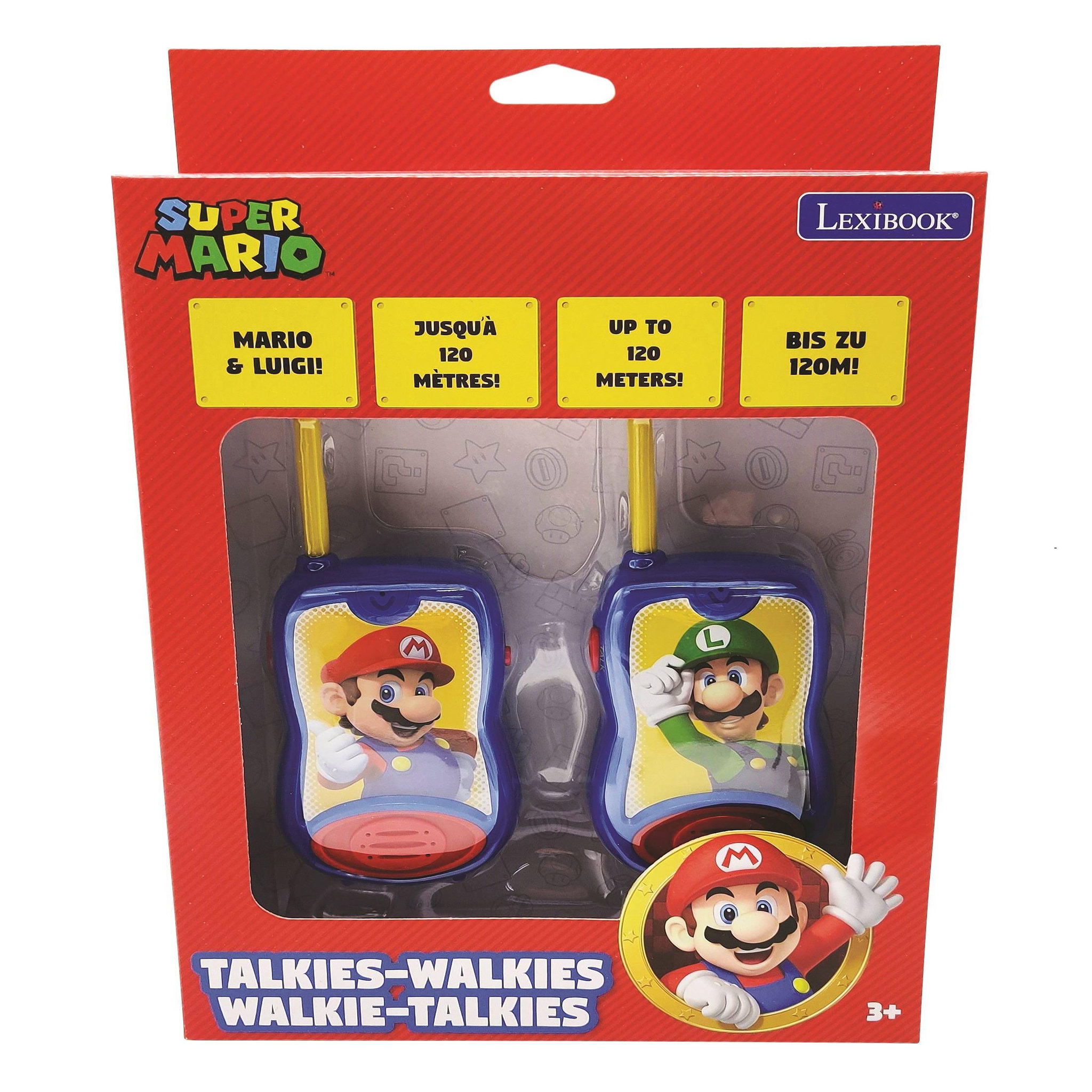 Voir la diapositive 4 : Lexibook Talkies-Walkies Super Mario portée 200m