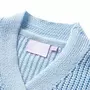 VIDAXL Cardigan pour enfants tricote bleu 140