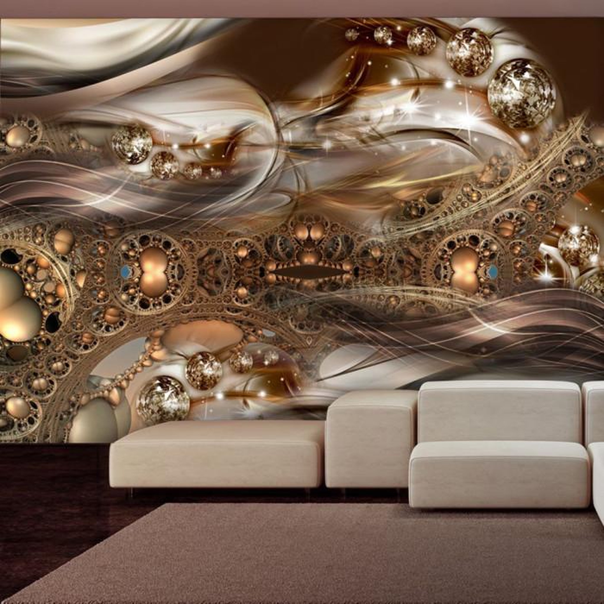 Paris Prix Papier Peint  Jewel of Bronze. Coloris disponibles : Multicolore
