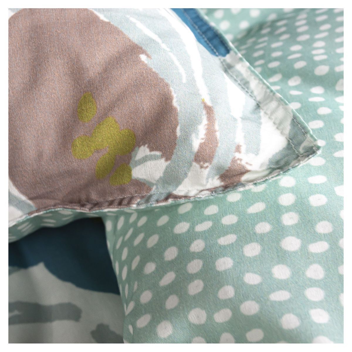 Parure housse de couette fantaisie en coton 57 fils LOU