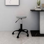 Voir la diapositive 1 : VIDAXL Chaise pivotante de bureau Gris clair Velours