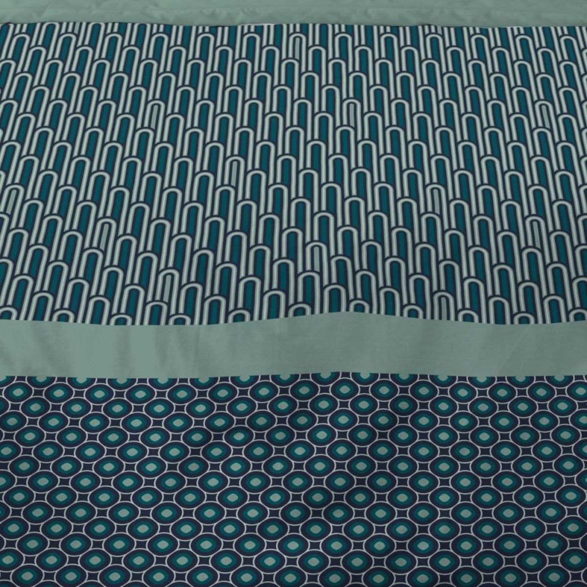 Dourev Housse de couette 240x220 CLEO + 2 taies 100% coton