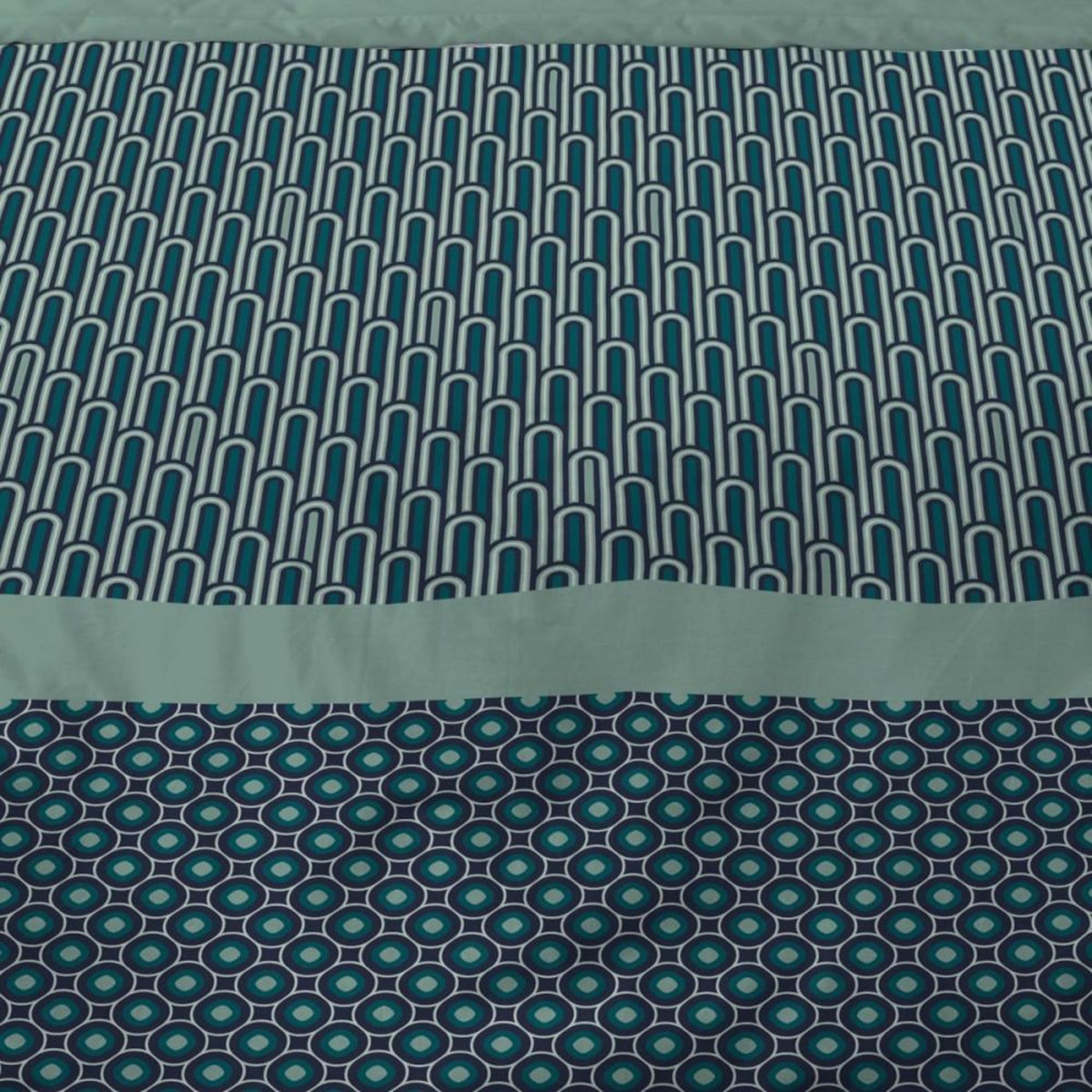 Dourev Housse de couette 240x220 CLEO + 2 taies 100% coton