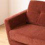 Voir la diapositive 6 : CONCEPT USINE Canapé scandinave 3 places en velours côtelé terracotta HOGA