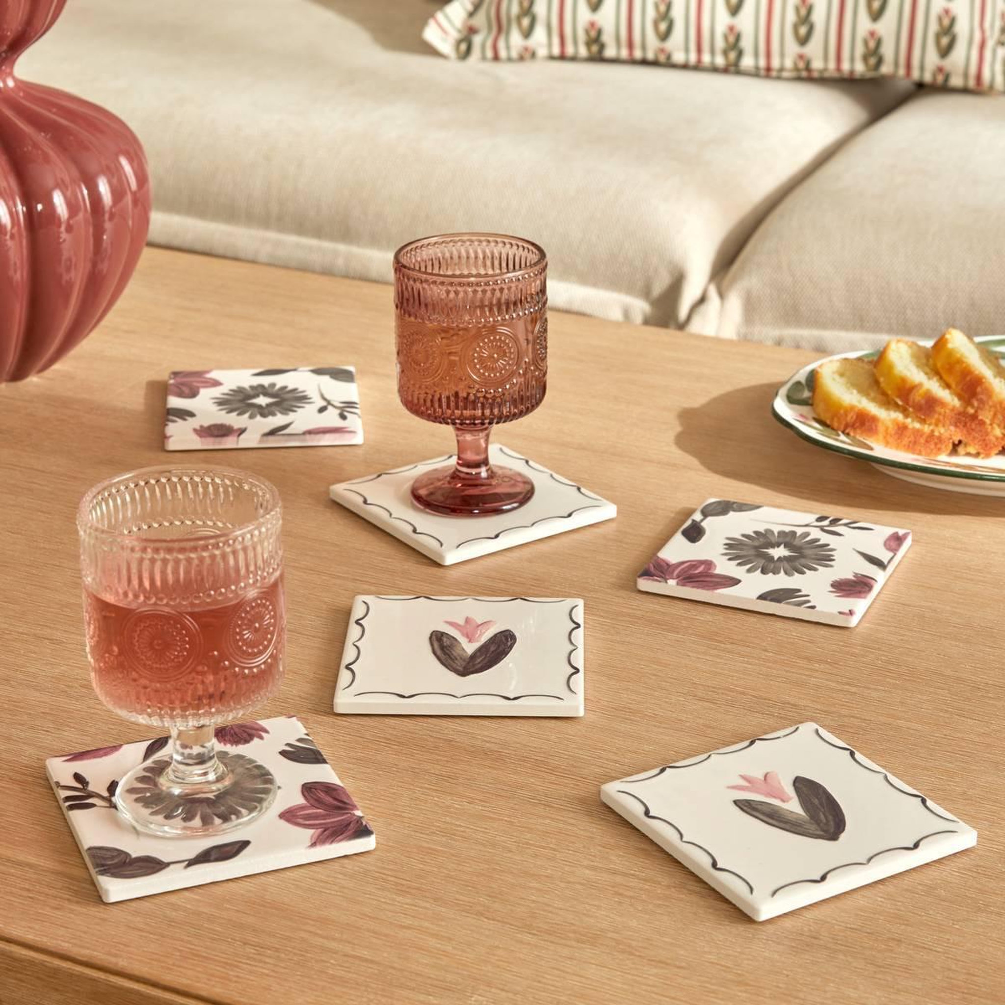 Voir la diapositive 3 : SECRET DE GOURMET Lot de 6 verres à vin  ina  21cl rose
