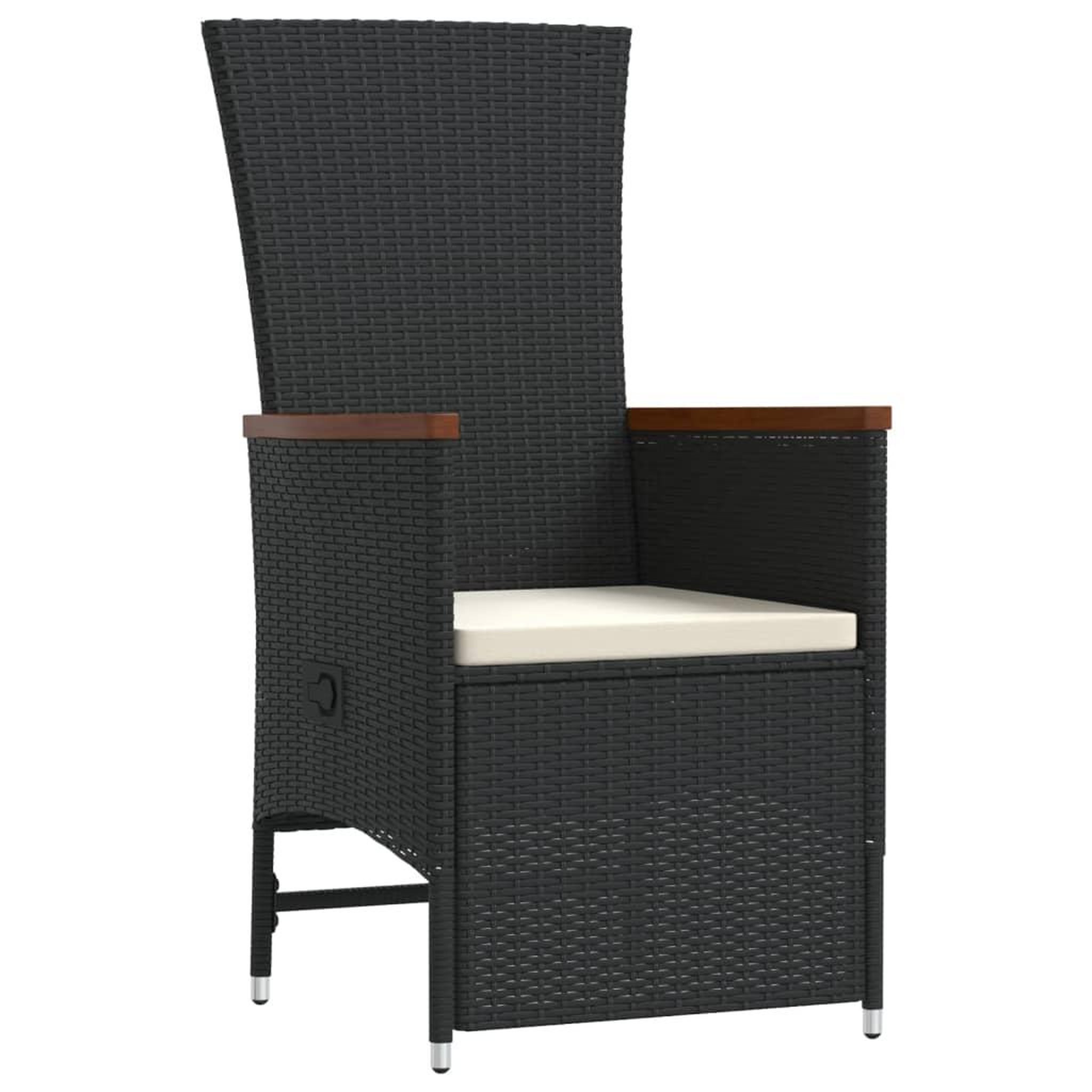 Voir la diapositive 5 : VIDAXL Ensemble a manger de jardin 11 pcs coussins noir resine tressee