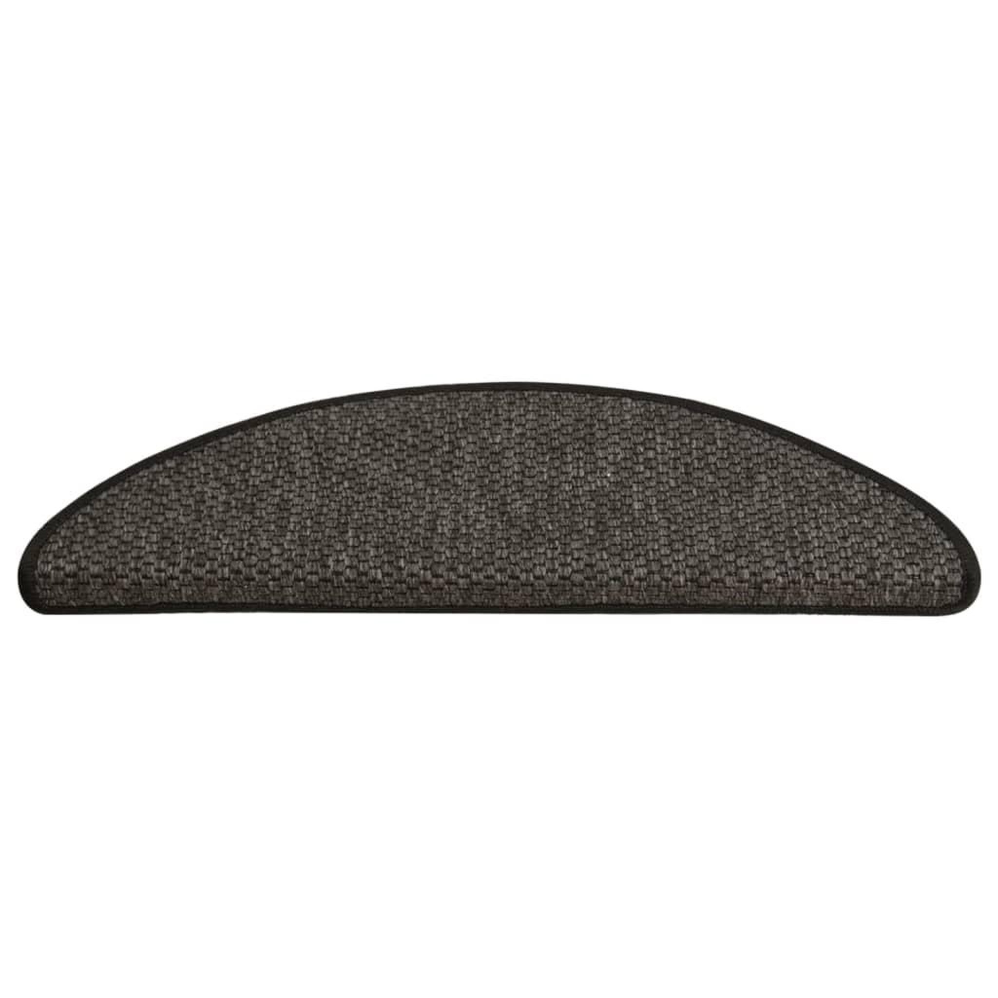 Voir la diapositive 3 : VIDAXL Tapis d'escalier autocollants 15 pcs 65x21x4 cm Anthracite
