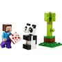 Voir la diapositive 2 : LEGO STEVE +BEBE PANDA MINECR Lego LEG30672