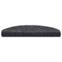 Voir la diapositive 4 : VIDAXL Tapis d'escalier Poinçon aiguillete 15pcs 65x21x4 cm Gris fonce