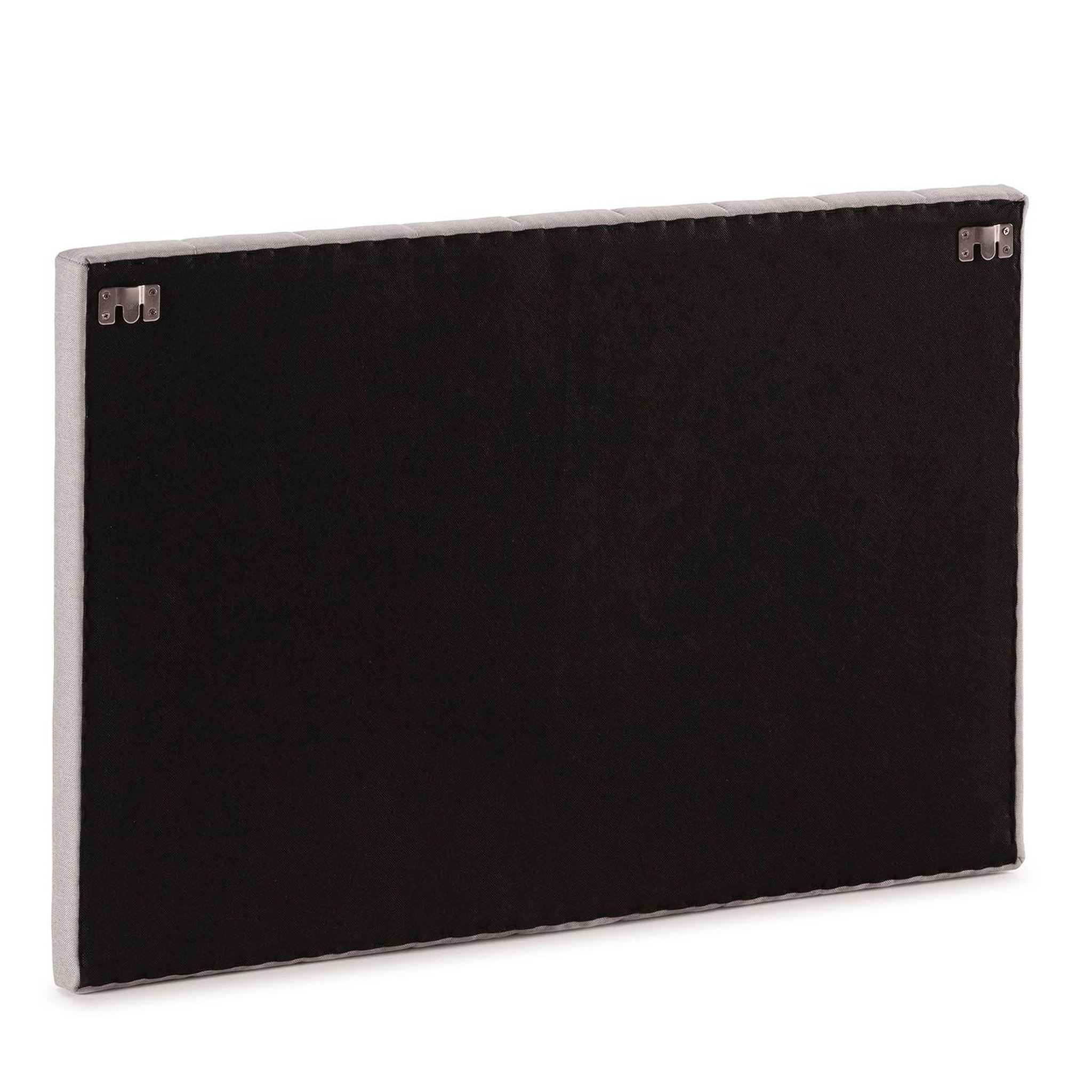 Voir la diapositive 4 : VS VENTA-STOCK Tête de lit tapissée Eris 90x60 cm Gris clair