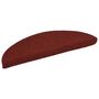 Voir la diapositive 3 : VIDAXL Tapis autoadhesifs de marches 5 pcs Rouge 56x17x3 cm Aiguillete