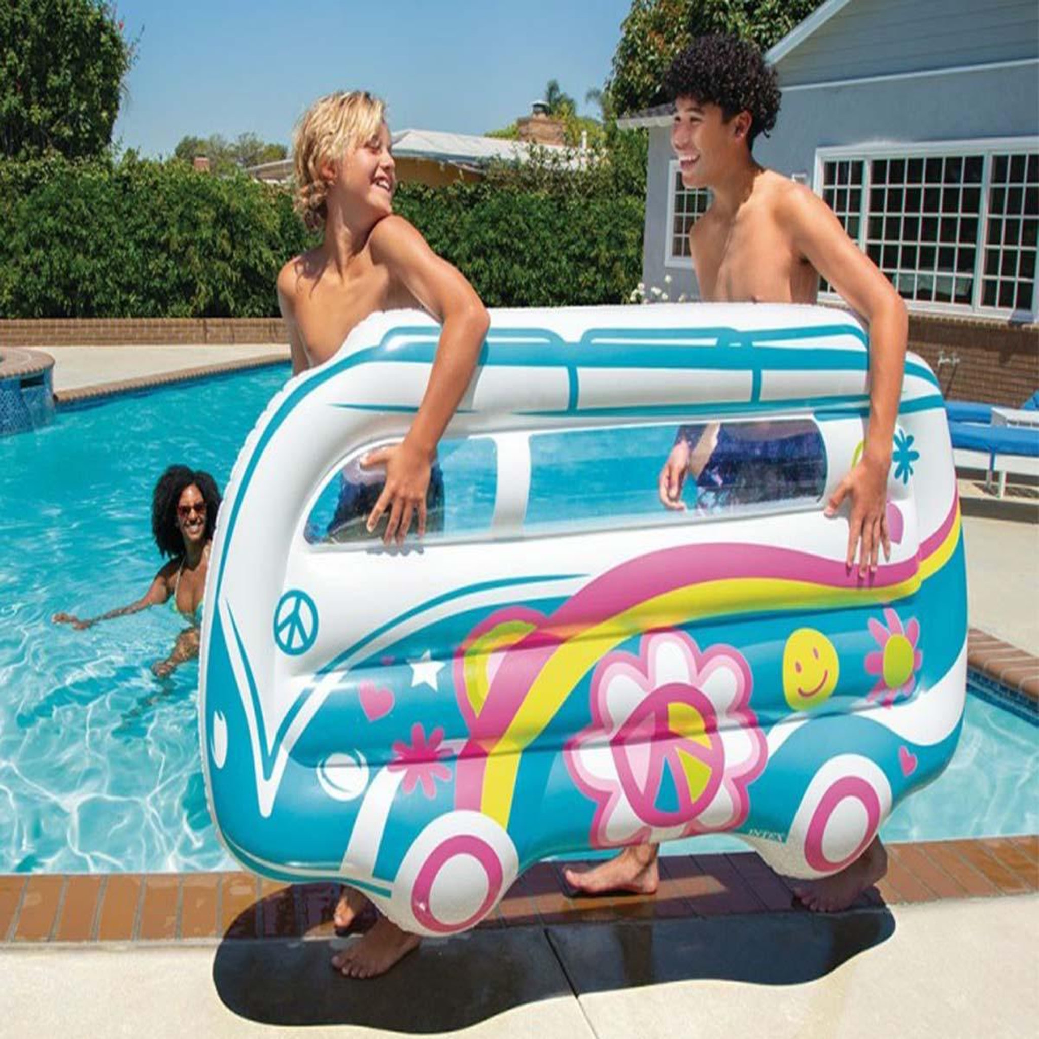INTEX Matelas de piscine Van 70's - Intex