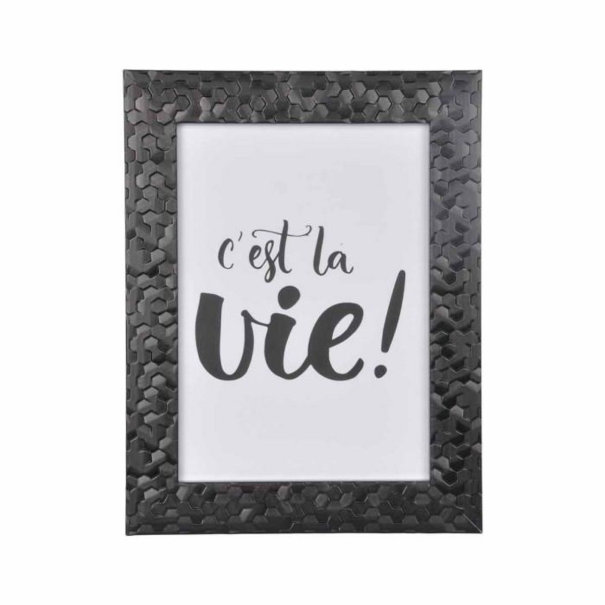 Paris Prix Cadre Photo Déco  Martelé  18x24cm Noir